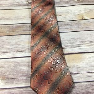 Men’s van heusen stain resistant XL orange tie